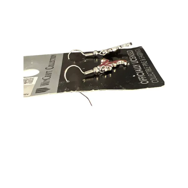 University Of Alabama Crimson Tide WinCraft Earrings Script Hook 1.25" New - Image 3