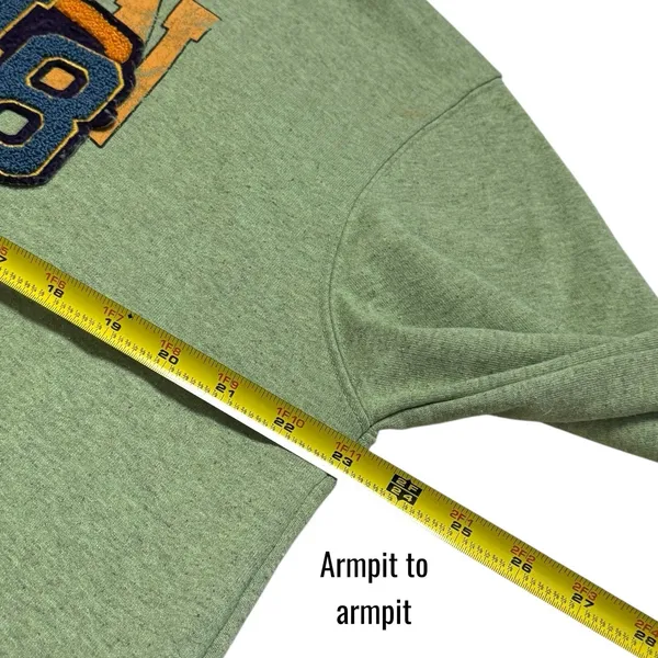 UO Michigan Varsity Patch Crew Neck Oversized Sweatshirt Collegiate Preppy M‎ - Image 10