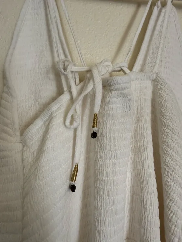 NWOT free people Fun In The Sun Maxi Dress in Ivory - Image 11