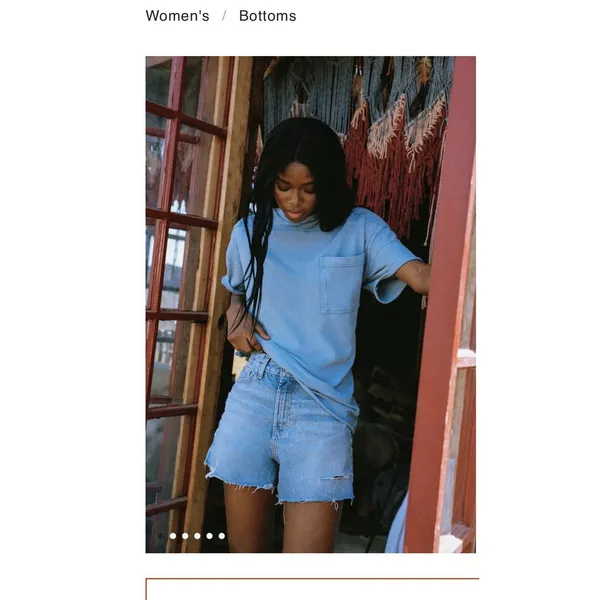 BDG Urban Outfitters A-Line Shorts Light Wash, High Rise, Womens Size 27 - Image 11