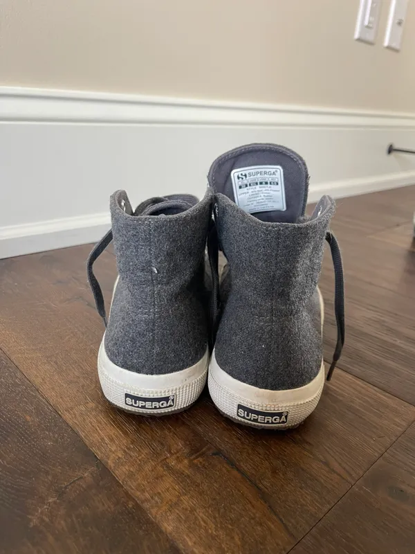 Superga Gray High Tops - Image 2
