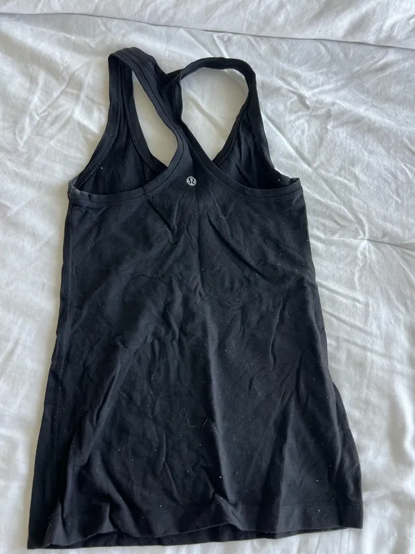 Lululemon Black Racerback Tank - Image 2