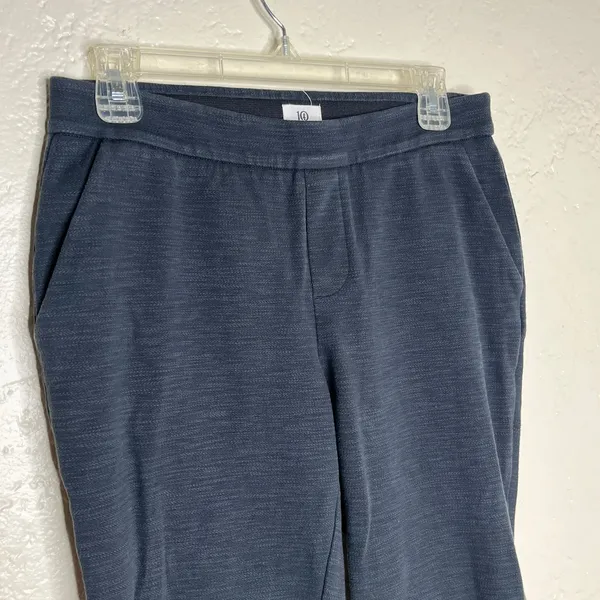 Tentree Women's Charcoal Pull-On Tapered Pants Seam‎ Pocket Size Medium - Image 2