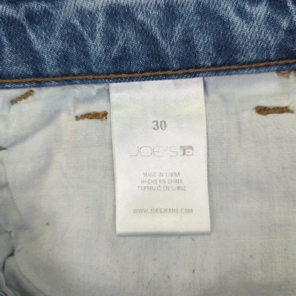 JOE'S Jeans Womens Size‎ 30 Distressed High Rise Wide Leg Frayed Hem Denim Jeans - Image 4