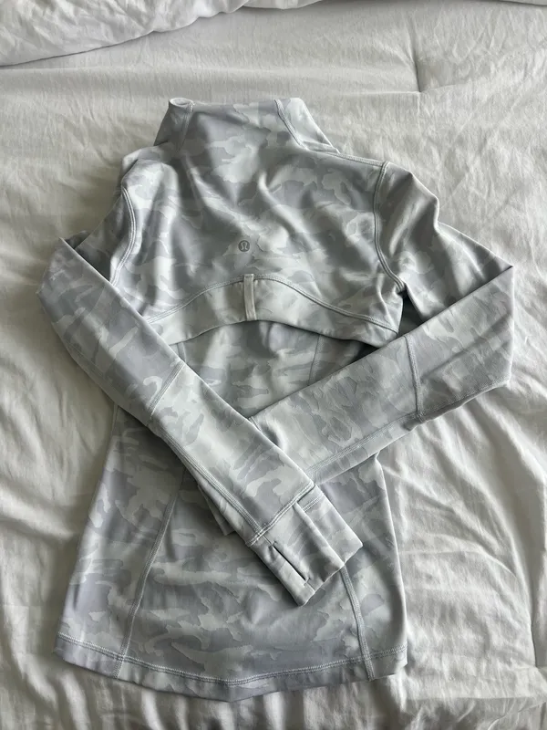 Lululemon Light Gray Camo Define Jacket  - Image 3