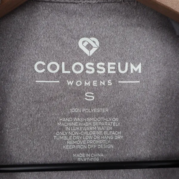 Colosseum Womens UMass Minutemen 1/4 Zip Pullover Grey Size S NEW - Image 3
