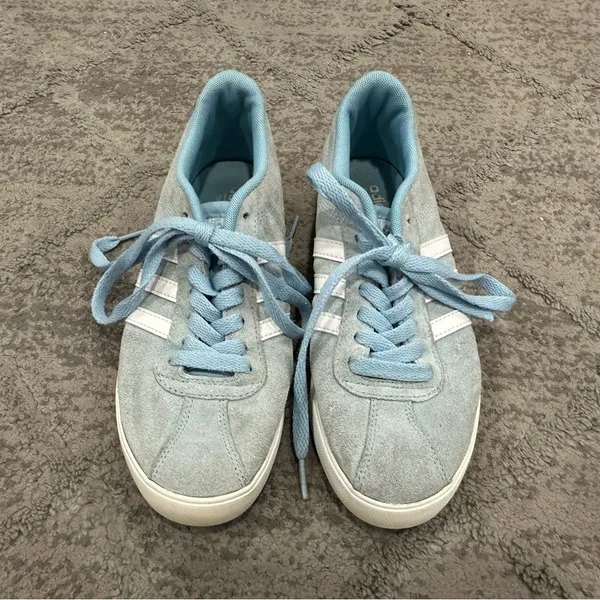 Adidas Neo Courtset Suede Sneakers Blue SHW 675001 - Image 2