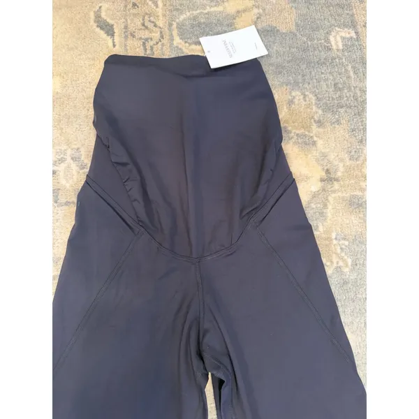Seraphine Active Maternity Flare Leggings Over The Belly Buttery Soft XS Black - Image 9