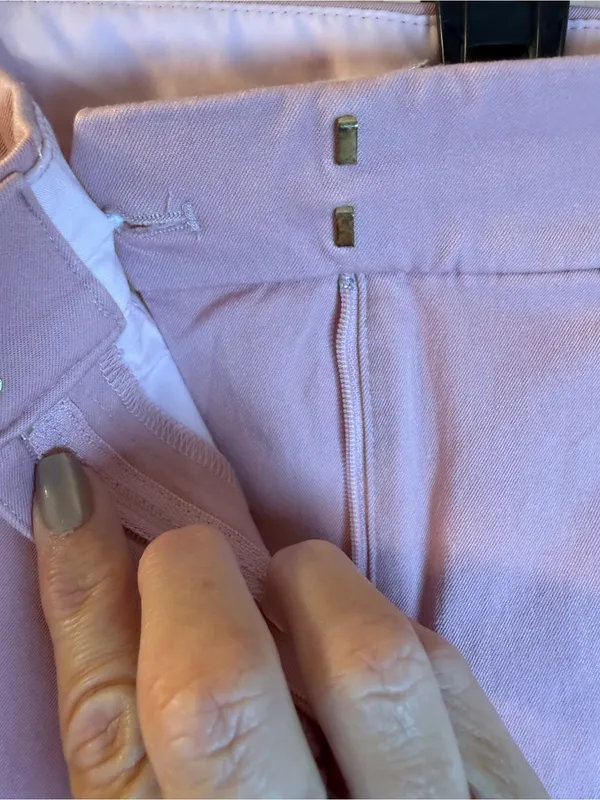 J. Crew Light Pink High-Rise Wide Leg Pants - Image 4