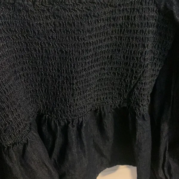 J.Crew Denim Off the shoulder Shirt - Image 2