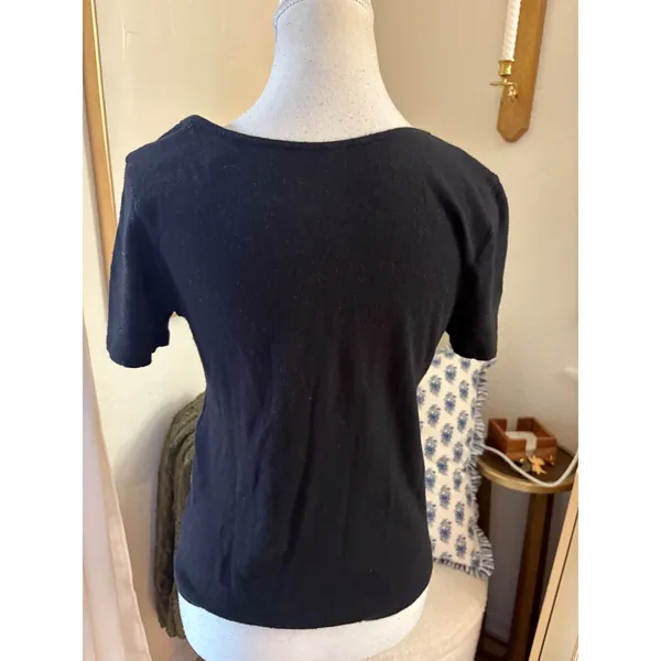 Sezane Black Milo Top size XS - Image 3