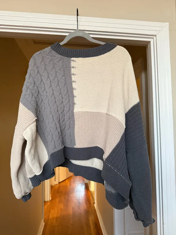 POL Patchwork Sweater - Image 2