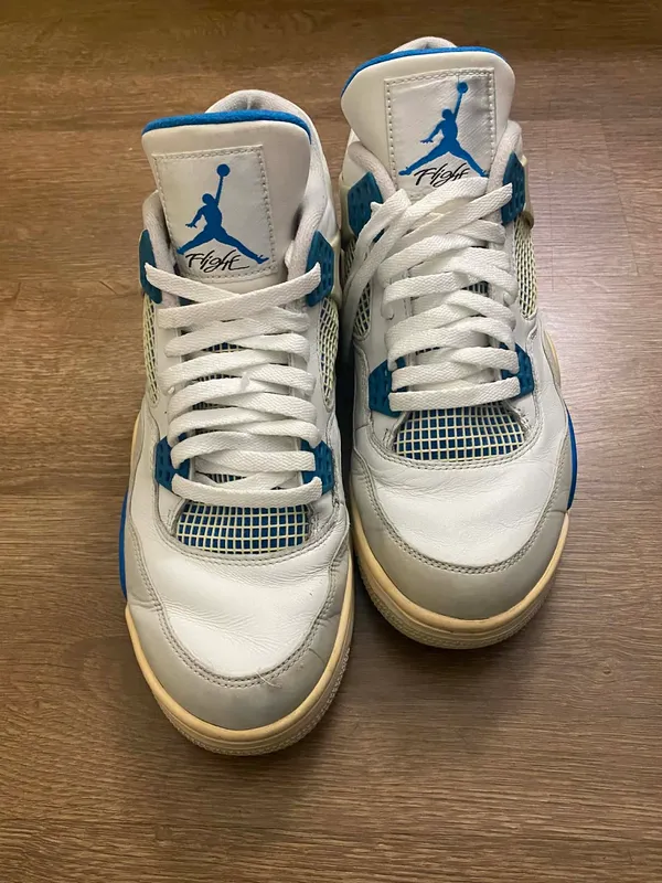Air Jordan 4 Retro Military Blue 2012 Men’s Size 10 - Image 2