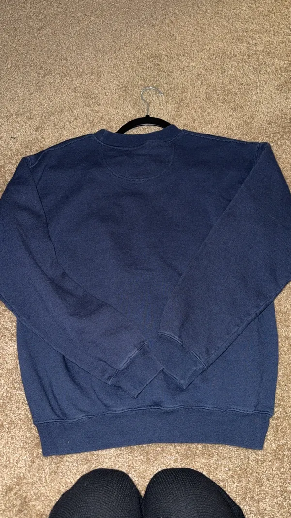 Alaska Navy Collegiate Crewneck Sweatshirt Size Small - Image 2