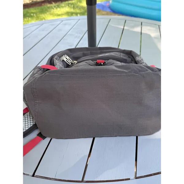 HIGH SIERRA Unisex Tactic Backpack 17” Laptop Pocket Gray Red Outdoor Travel Bag - Image 10