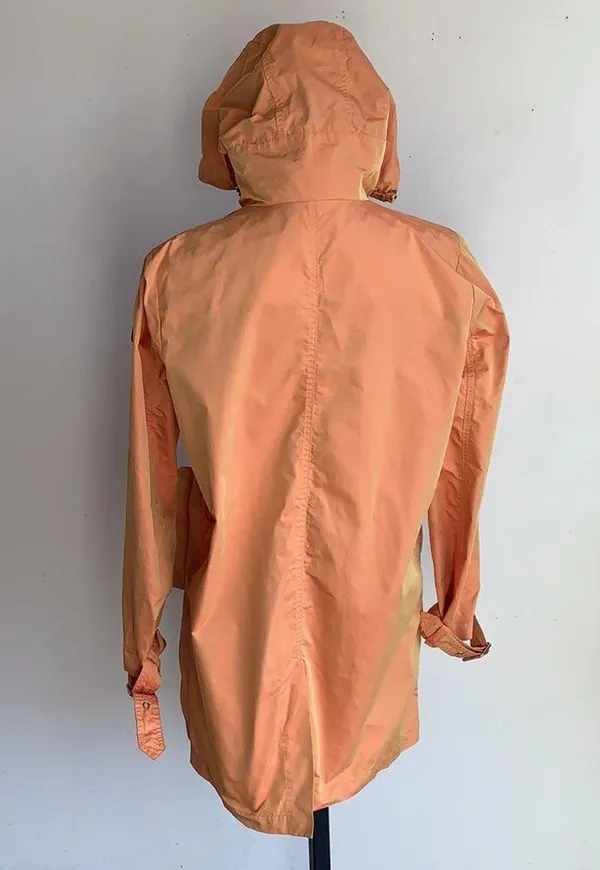 Gimo’s Coated Yellow Parka Jacket Size M - Image 5