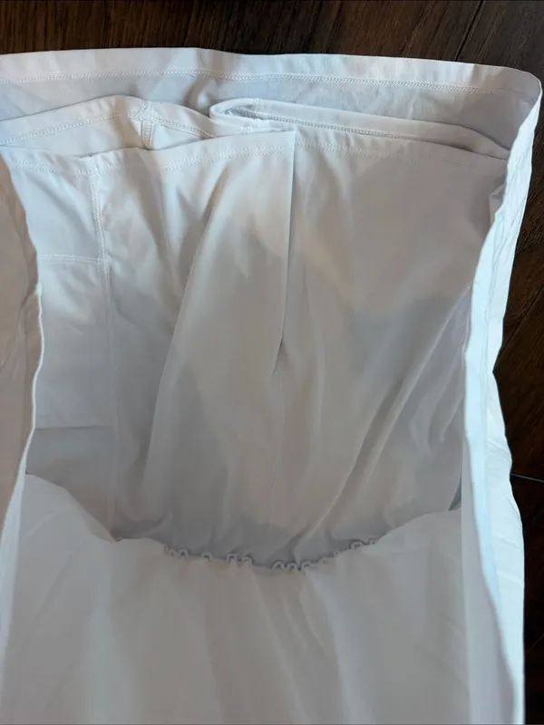 Abercrombie & Fitch White Tank Athleisure Dress Size Medium - C11-689 - Image 8