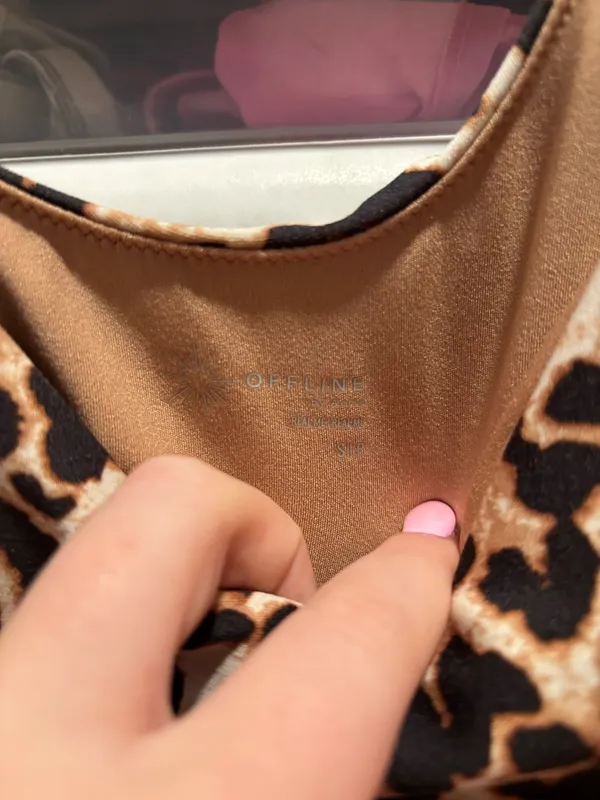 Cheetah print Arie align tank - Image 3