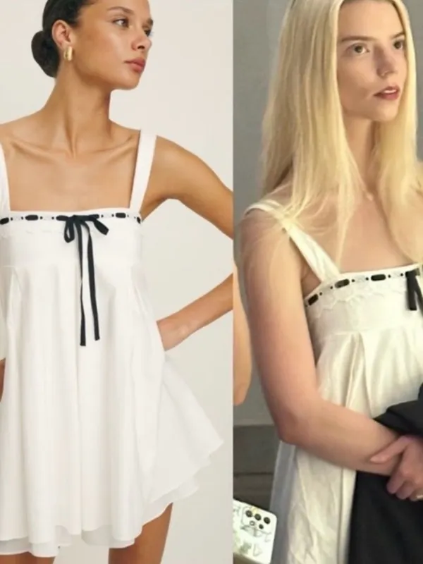 REFORMATION NWT Shai White Mini Dress 4 - Image 3