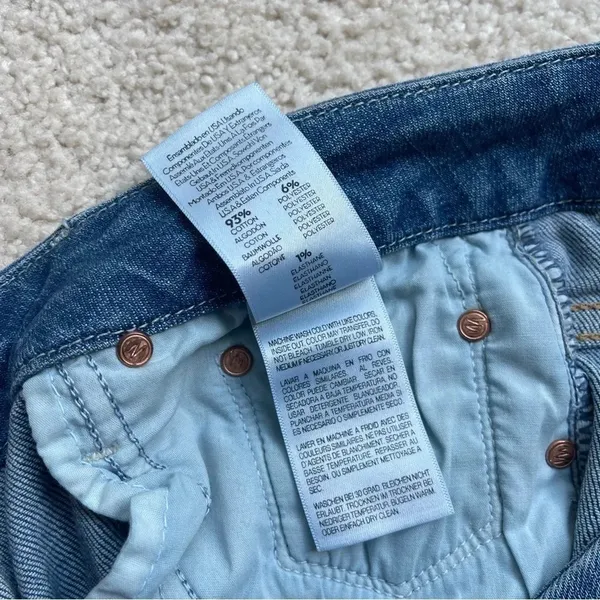 Mother High Waisted Looker Ankle Fray‎ One Smart Cookie Jeans - Image 6