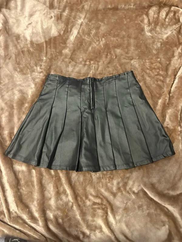 Altar'd State Skirt Faux Leather - Image 3