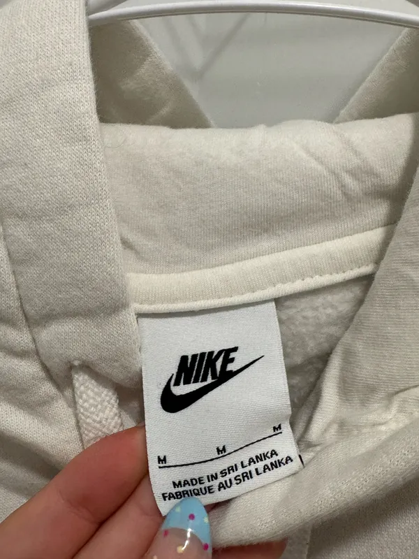 Nike white bike hoodie - Image 2