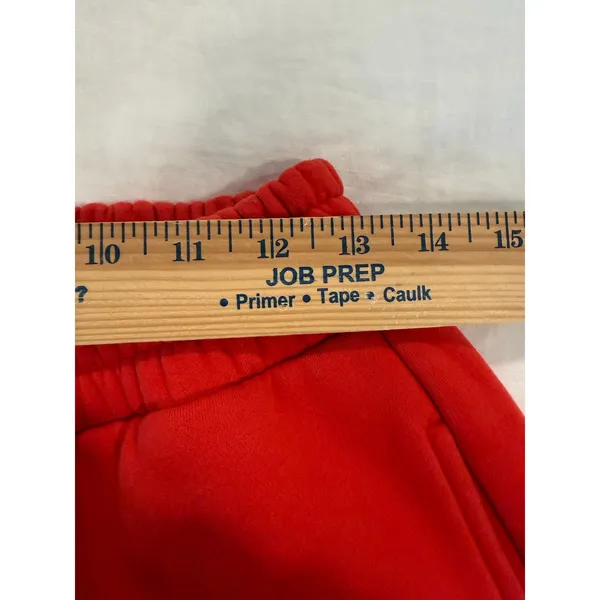 Comfrt Good Days Ahead Sweatpants Unisex Large Red Elastic Waist Slash Pocket - Image 9