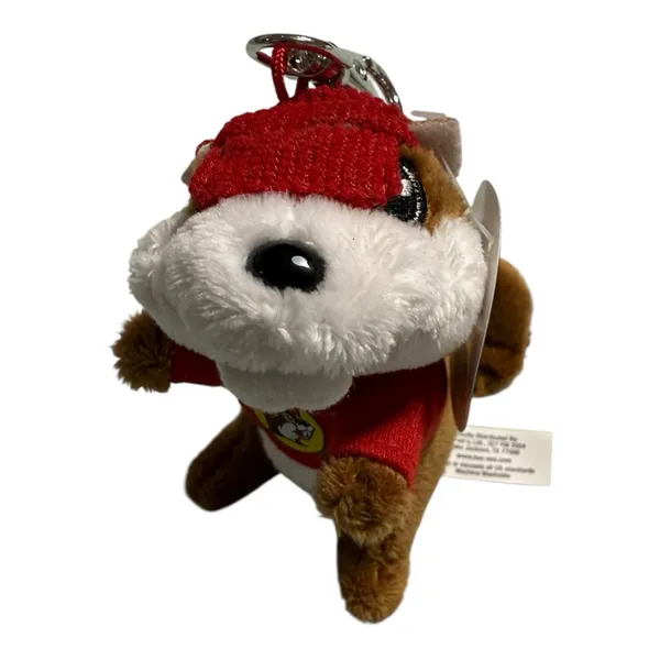 Buc-ee’s Beaver Plush Keychain Clip Mascot Stuffed Animal Toy NWT Bag Charm - Image 3