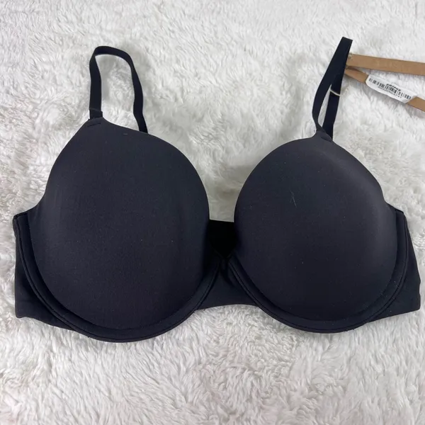 SKIMS Weightless Demi Bra Onyx‎ Black 32D Underwire Lightweight SKM2923741 NEW - Image 3