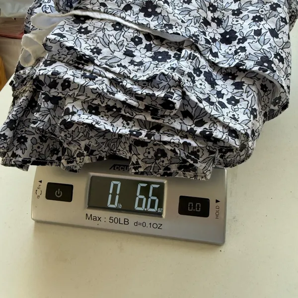 &‎ Other Stories Black White Floral Tiered Babydoll Mini Dress Womens Small - Image 10