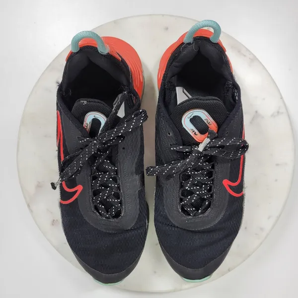 Nike Air Max 2090 Running Shoes Womens 6.5 Black Glacier Ice Bright Crimson - Image 9