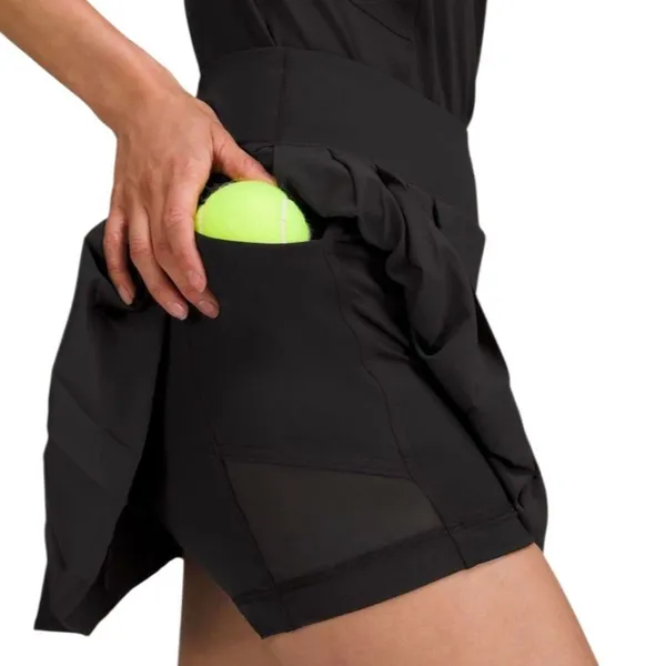 Lululemon Side-Pleat High-Rise Tennis Skirt Black size 4 - Image 5