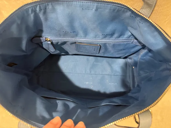 Coach Taylor Pebbled Leather Tote - Image 5