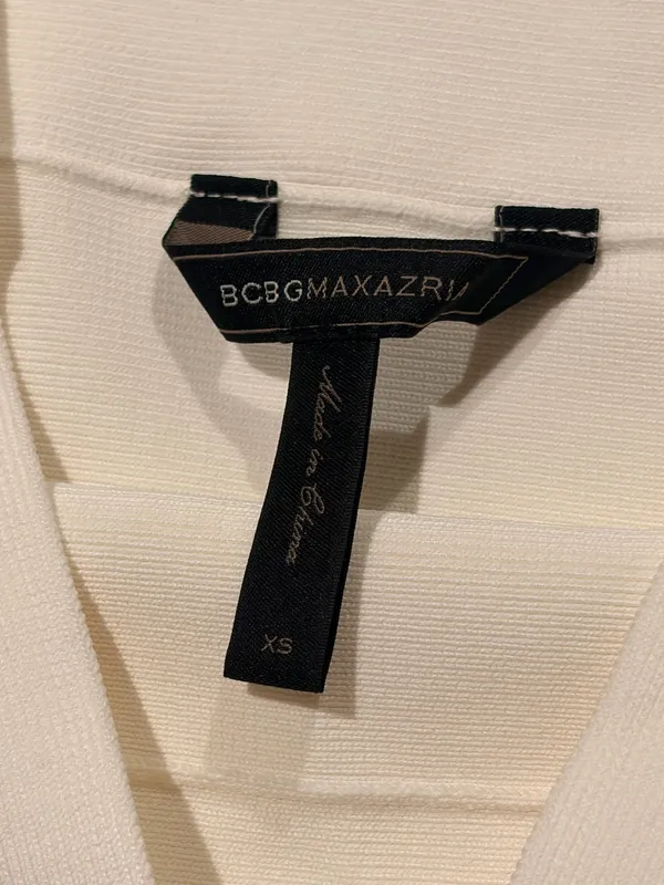 BCBGMAXAZRIA Skirt Bandage White - Image 3
