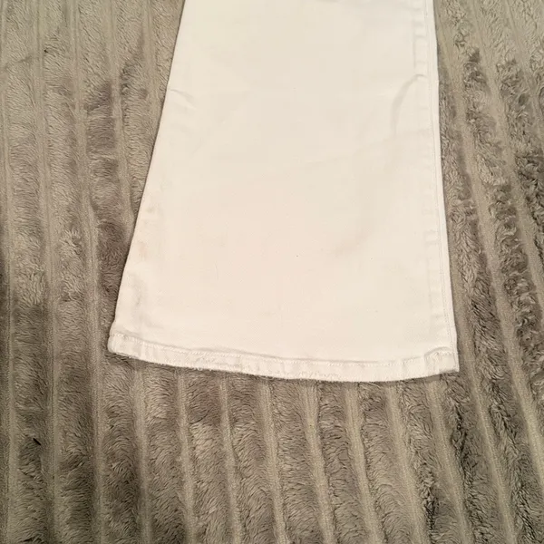 Dear‎ John Rosie Mid Rise Flared Jeans 27 White Distressed Flare Stretch NWT - Image 5