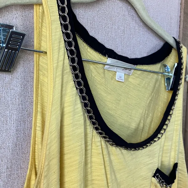 FINAL MARKDOWN Faith 21 Yellow Top 2X - Image 5