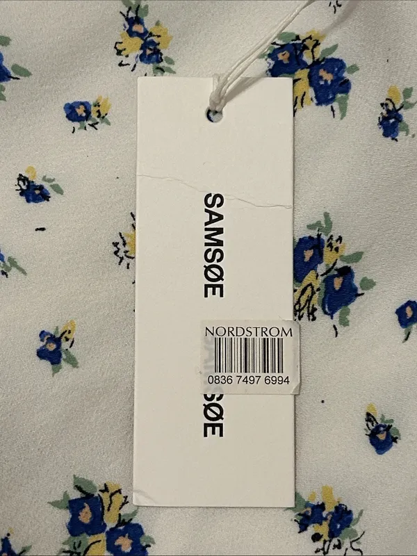 Revolve x Samsoe Samsoe Apples ML Dress In Sun Bouquet Floral NWT Size Medium - Image 12