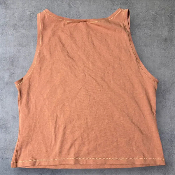 New SKIMS Cotton Tank Top Womens 3X Sedona Scoop‎ Neck Sleeveless Casual - Image 2