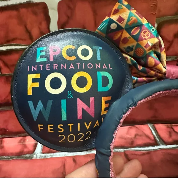Disney Colorful Epcot Food & Wine Festival 2022 Mickey Ears - Image 7