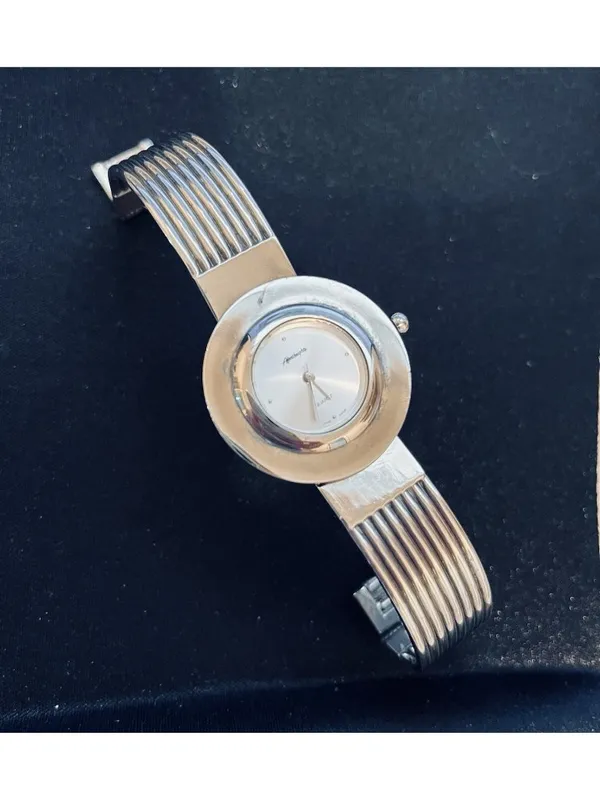 VINTAGE Afterthoughts Quartz Women’s Watch Silver tone with new battery - Image 3