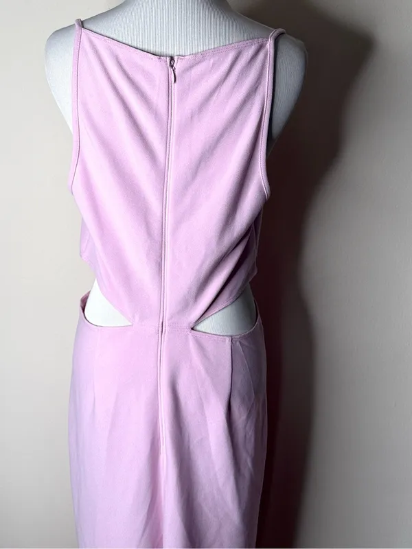 Abercrombie Pink Boat Neck Side Cut Out Maxi Dress - Image 7