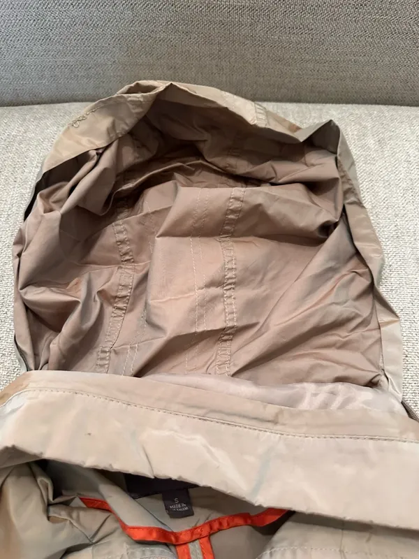 Cole Haan Signature Women's Khaki Tan Lightweight Zip-Up Trench Coat Jacket S - Image 6