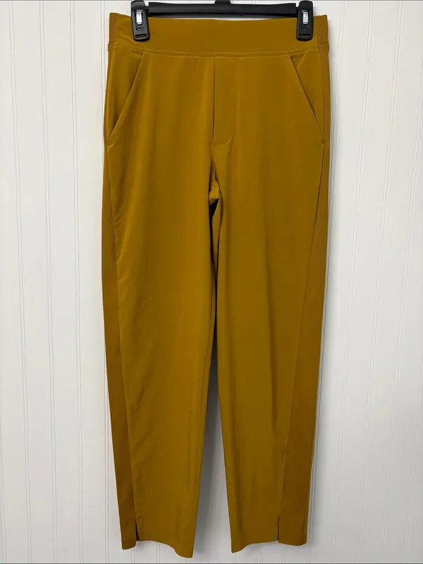 Athleta Brooklyn Ankle Pant Women in Brass Yellow Size 4 #198671 - Image 3