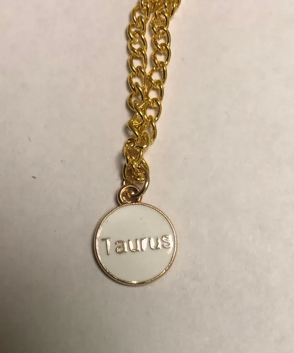 Taurus Zodiac Sign Pendant Necklace - Image 3