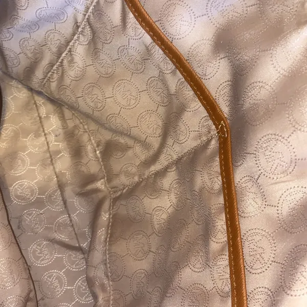 Michael Kors tan large leather tote bag - Image 7