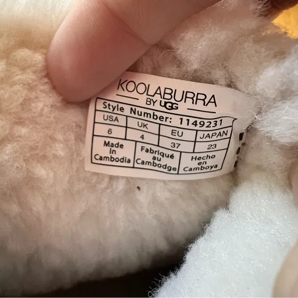 KOOLABURRA NWOT UGG Grey‎ Kelissa Mini Faux Fur Boots Size 6 - Image 8