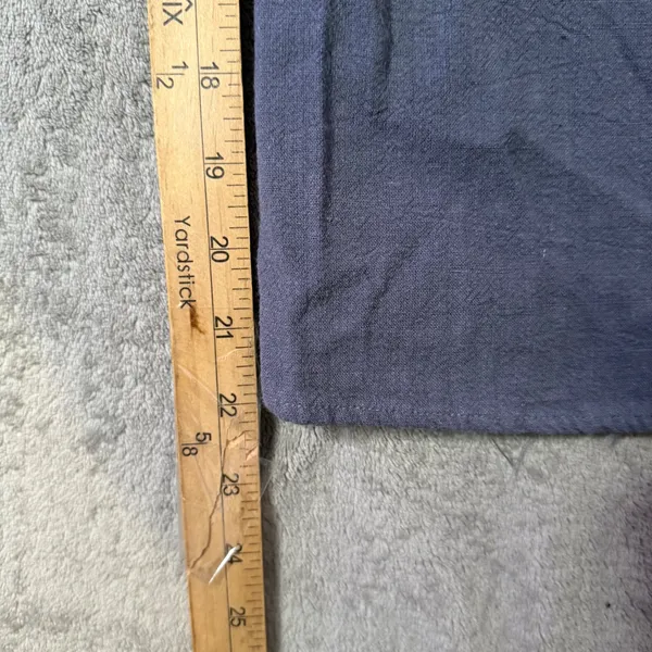Lagenlook Linen Blend Wide Leg Palazzo Crop Pants Size M‎ High Waisted BOHO - Image 9