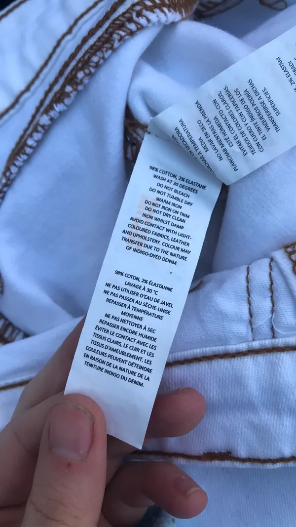 Nasty Gal White Denim Mini Skirt - Image 7