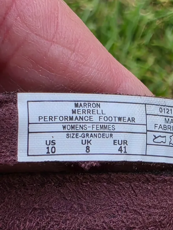 Merrell slide sandals Marron suede 2 Sized Shoes size 9 & 10 - Image 10