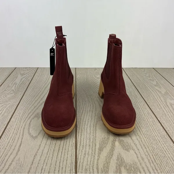 Sorel Women's Hi-Line Heel Chelsea Boots US6.5 Spice, Tawny Buff $190 - Image 2